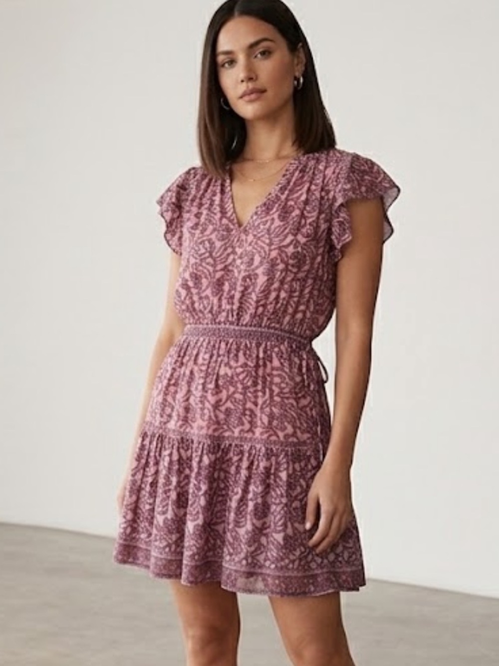 Omika Harlow Mini Dress Feminine Modal Size Medium